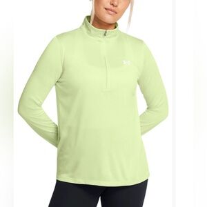 NWT Under Armour Women's Light Green Long Sleeve Top Size S